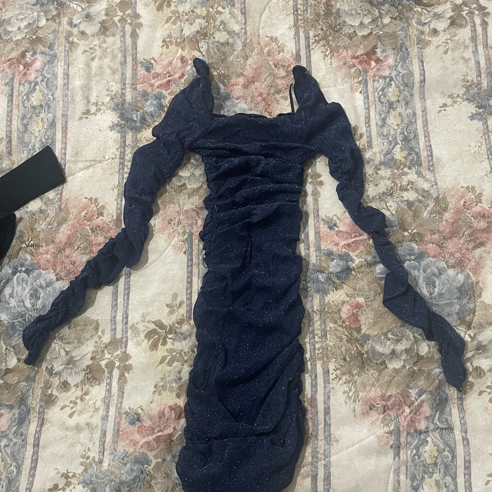 Elegant Navy Blue Dress